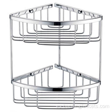 Cesta de malla de doble capa para baño y cocina